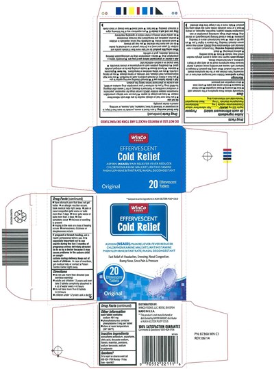 Winco Cold 20ct (87360 Wn C1 Winco Cold 20 Apprvl)